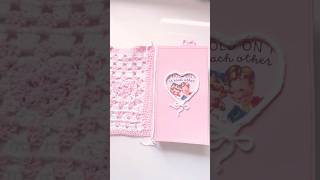 Crochet Valentine junk journal #crochet #crochetedwithlove #crochetinspiration #junkjournal