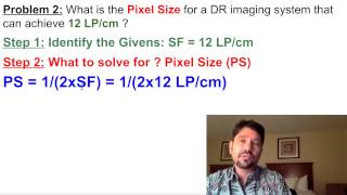 XRayBob Spatial Frequency Math