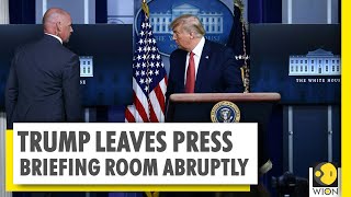 Security alert at White House | Trump briefly leaves a press conference in the middle | World News