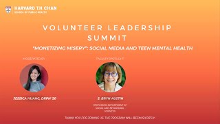 "Monetizing Misery": Social Media and Teen Mental Health with Dr. Bryn Austin