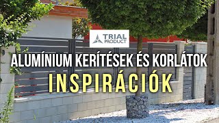 Alumínium kerítések és korlátok lézervágási technikával - Trial Product