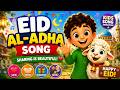 Eid al-Adha Song 🐑 | Sharing is Beautiful! (Kids Song + Animation) 🌙✨