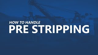 SimSched Intermediate | How to deal with Pre-Stripping