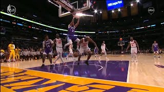 【NBA バスケ】アンソニーデイビスがプットバックダンクでウェストブルックを助ける