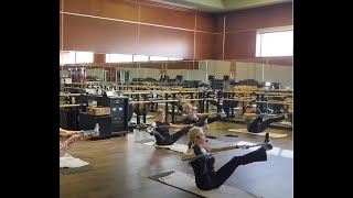 Life Time Fitness Eden Prairie Athletic "ARORA PILATES FUSION" using 3X3FIT program/rings