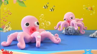 [바닷속 친구] 클레이 문어 만들기_clay octopus_粘土 章鱼