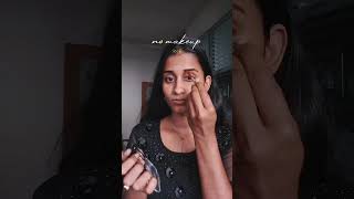 ഉറക്കം തൂങ്ങിയ മുഖം മാറാൻ ഇങ്ങനെ ചെയ്താൽ മതി //no makeup look #shorts