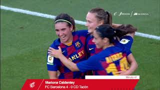 Resumen FC Barcelona 9 - 1 CD Tacón | Jornada 1 Primera Iberdrola
