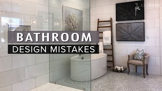 COMMON DESIGN MISTAKES | Bathroom Mistakes and How to Fix Them | Julie Khuu