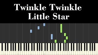 ♪ Easy Piano Tutorial: Twinkle Twinkle Little Star