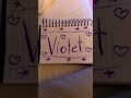 Violet #art #names #shorts