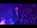 Justin Timberlake performs SexyBack on The Forget Tomorrow Tour in Vancouver on 4/29/24.