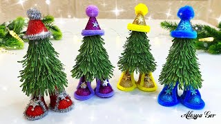 ⭐️СИМПАТИЧНЫЕ ЁЛОЧКИ В БОТИНКАХ СВОИМИ РУКАМИ🎄DIY CHRISTMAS TREES⭐️