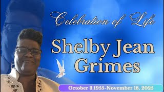 In Loving Memory Of Shelby Jean "Pig" Clinton Grimes