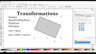 Inkscape Tutorial Part 4: Transformations