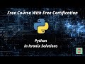 Getting Started With Python | Free Course | Itronix Solutions