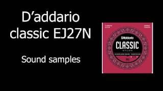 D'addario classic EJ27N Sound samples