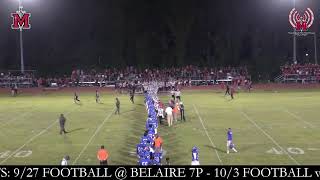 WBN - FOOTBALL @ BELAIRE