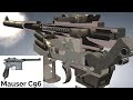 3D Animation: How a Mauser C96 Pistol works