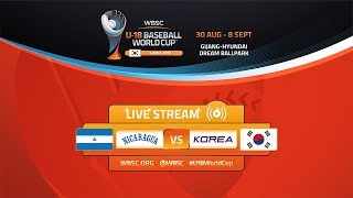 Nicaragua v Korea - U-18 Baseball World Cup 2019 - Opening Round