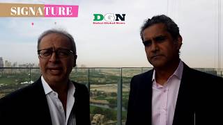 launch of The Residences, JLT  with the directors, Raju Shroff and Jayant Ganwani.My Video