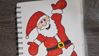 How to draw  Santa clause 🎅 🧑‍🎄  |Easy christmas drawing for kid |step-by-step tutorials #christmas