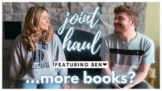 📚 joint book haul (of shame) part 1 ft. Overly Average Ben 💜