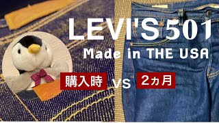 #29 世界的ジーンズの原点【LEVI'S 501 】Made in the USA】購入時 vs 2ヵ月経過の巻