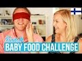 FINNISH BABY FOOD CHALLENGE! (w/ Cat Peterson) I Dave Cad