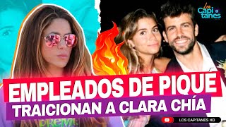 Empleados de Gerard Piqué APOYAN a Shakira y TRAICIONAN a Clara Chía Martí