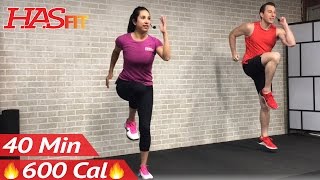 40 Minute Tabata Cardio HIIT Workout No Equipment Full Body at Home Interval Training for Fat Loss