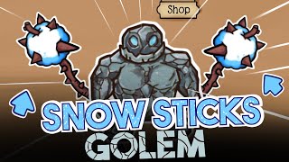 Stone Golem \u0026 Snow Sticks: With a Touch of FROSTBITE! | Backpack Battles