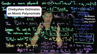 Chebyshev Polynomials and Estimates on Monic Polynomials