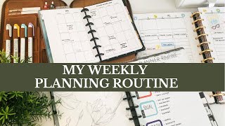 My Weekly Planning Routine