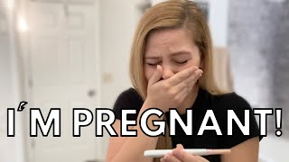 FINDING OUT I'M PREGNANT AND TELLING MY HUSBAND! | Live pregnancy test