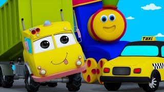 Learn Transport Vehicles | Learning Street With Bob | Cartoon Videos And Nursery Rhymes by Kids Tv