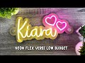 PANTES BISA MURAH BANGET !! Cara Bikin Tulisan Neon Sign Versi Low Budget