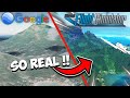 Google Earth VS Microsoft Flight Sim: Which looks better ??