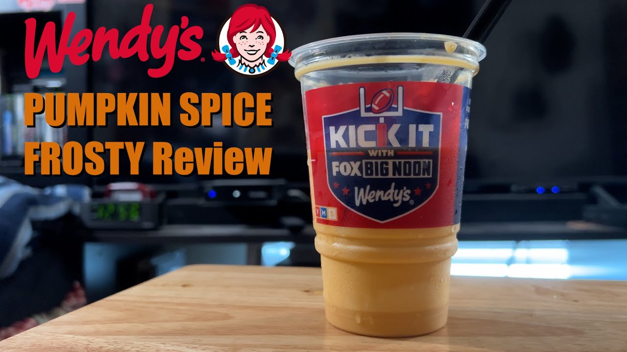 Wendy's New Pumpkin Spice Frosty Is Surprising! - YouTube