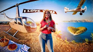 I SURPRISED TALIYA WITH THE MOST ROMANTIC PRIVATE HELICOPTER RIDE!