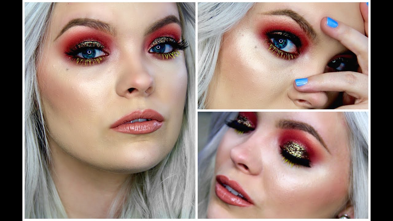 Burning Fire Makeup Tutorial Youtube