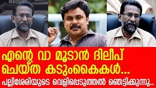 തനിക്കെതിരെയുള്ള എഴുത്തുകള്‍ നിര്‍ത്താന്‍ ദിലീപ് എന്റെ ജോലി കളയിച്ചു.. l Pallissery