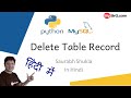 #8 Python-MySQL | Delete Record from Table