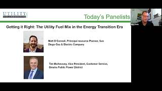 ET CoE Session: Getting it Right: The Utility Fuel Mix in the Energy Transition Era