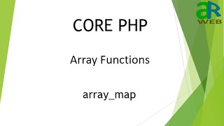 #16 - array_map in PHP || PHP Array Functions