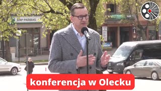 Wizyta premiera Mateusza Morawieckiego w Olecku.