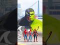 RANDOM SPIDER-MAN vs HULK TEAM BATTLE : GTA V🔥#shorts  #short