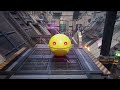 pacman chain chomp and gladiator robot fight spiky monster in an epic labyrinth adventure