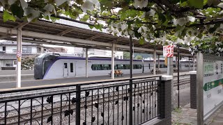 JR塩尻駅   特急あずさ   E351  E257  E353