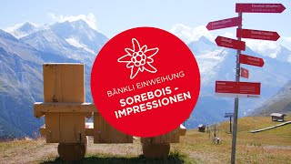 Bänkli Einweihung in Sorebois | Fly Edelweiss